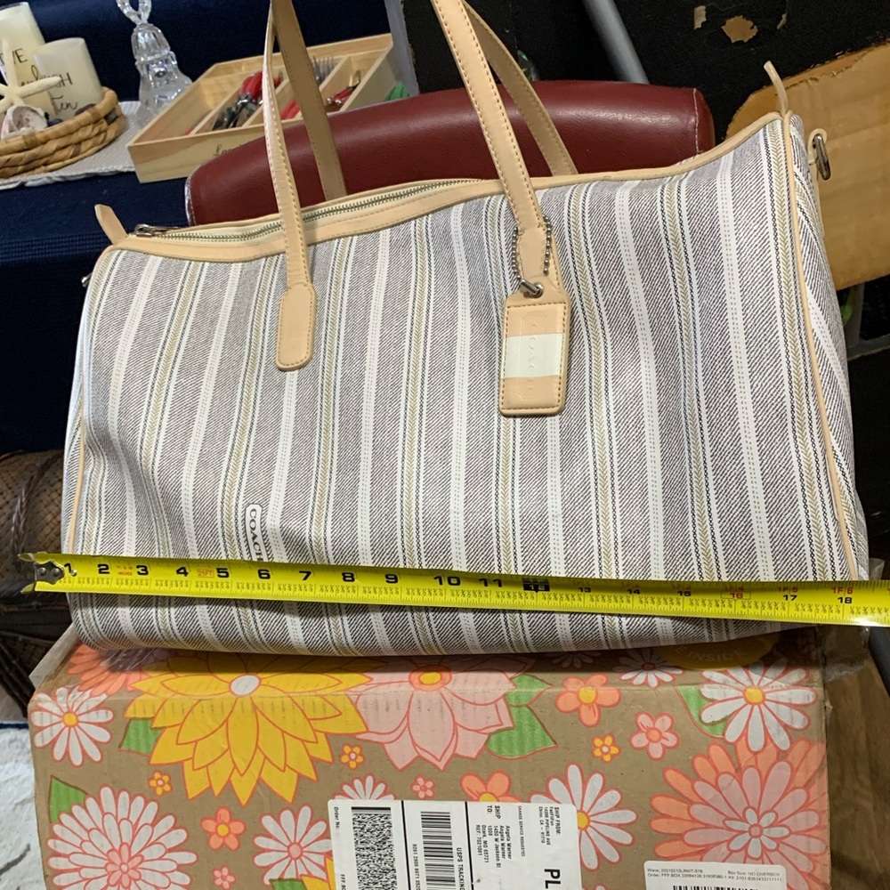 Coach duffel bag. Clean. No rips, stains, or tears. Smoke free, pet free home.